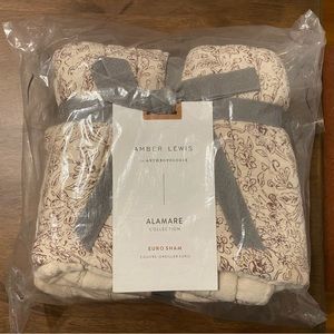 Anthropologie Amber Lewis Euro Sham from the Alamare Collection